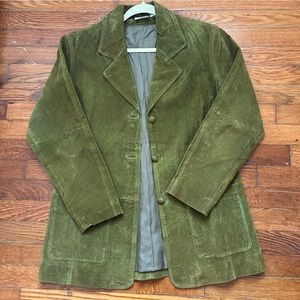 Newport News Olive Suede Jacket